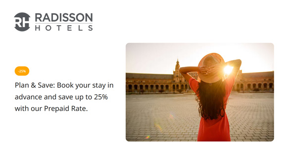 Radisson Hotels akcija