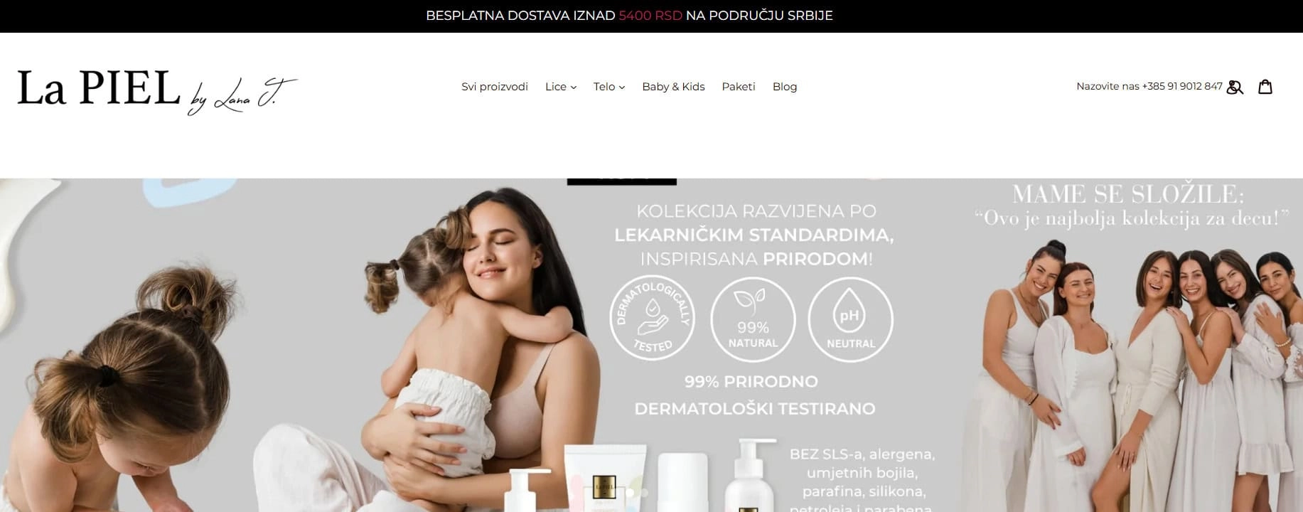 La PIEL početna stranica