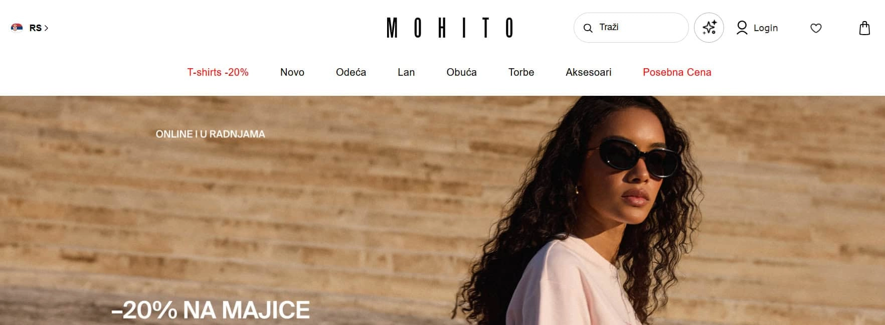 Mohito početna strana